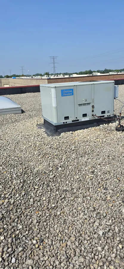 Unidad de techo HVAC empacada atendida por Heavy Duty Heating and Cooling